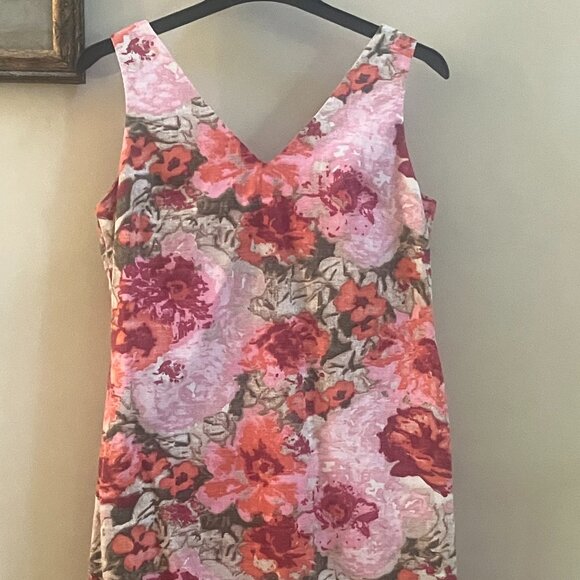 Talbots Floral Shift Dress - Picture 1 of 3